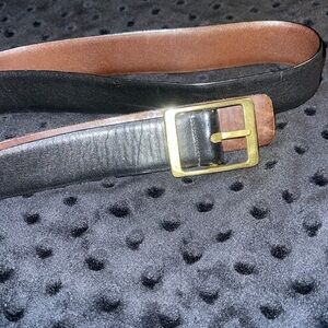 Calfskin belt preowned nice condition black brass buckle
